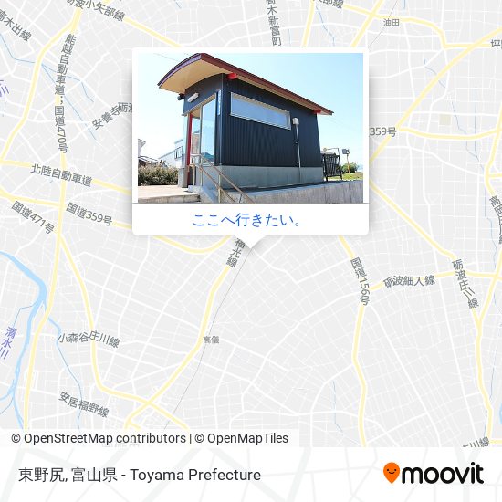 東野尻地図