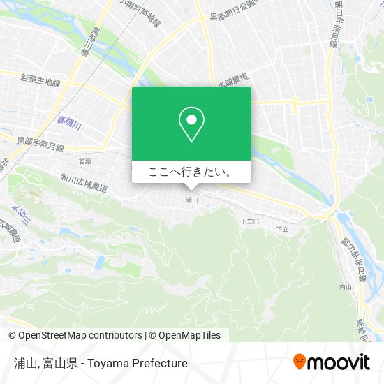 浦山地図
