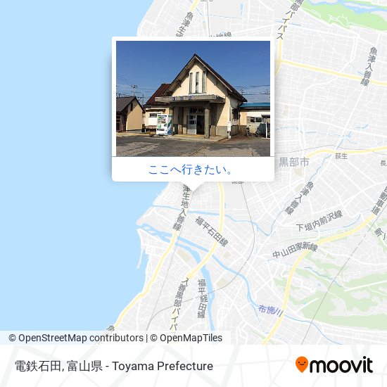 電鉄石田地図