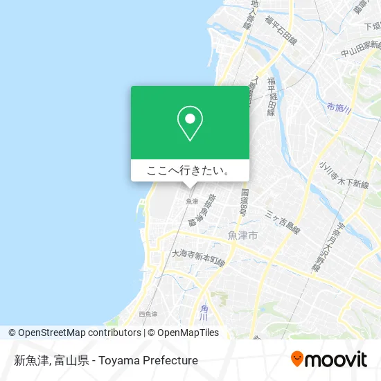 新魚津地図