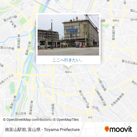 南富山駅前地図