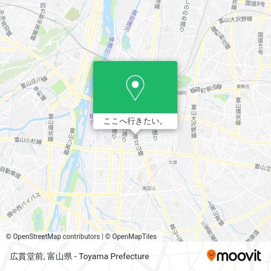 広貫堂前地図
