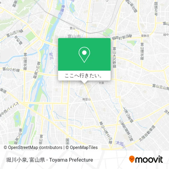 堀川小泉地図