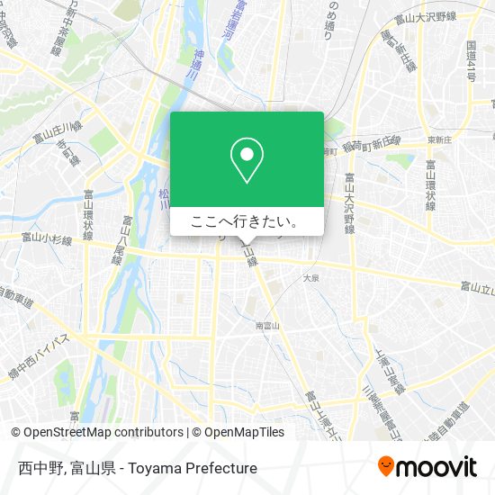 西中野地図