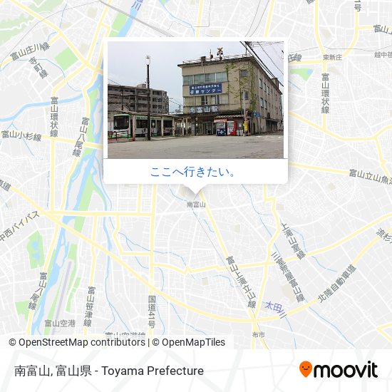 南富山地図