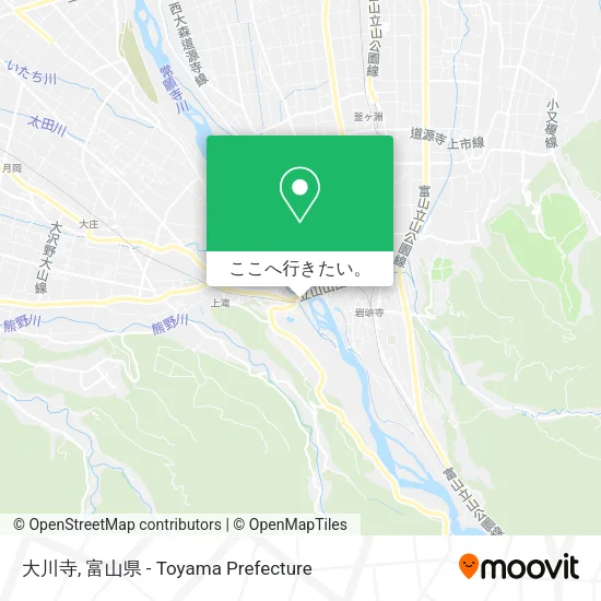 大川寺地図