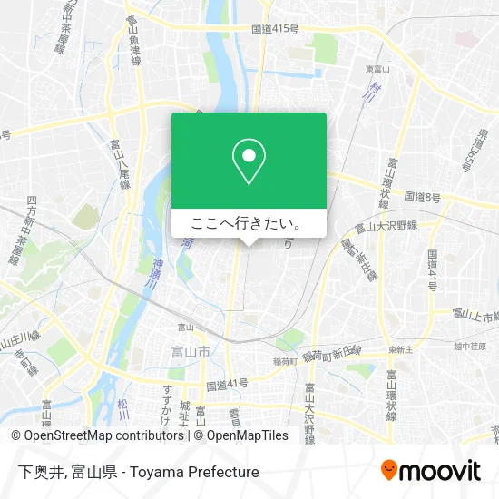 下奥井地図