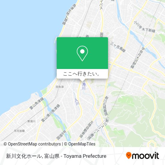 新川文化ホール地図