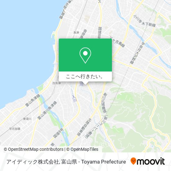 アイディック株式会社地図