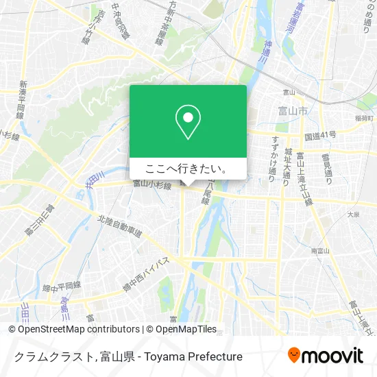 クラムクラスト地図