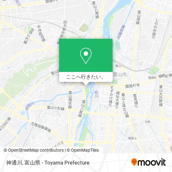 神通川地図