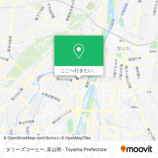タリーズコーヒー地図