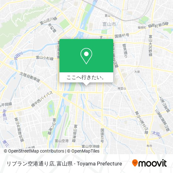 リブラン空港通り店地図