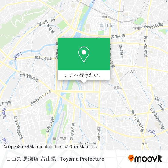 ココス 黒瀬店地図