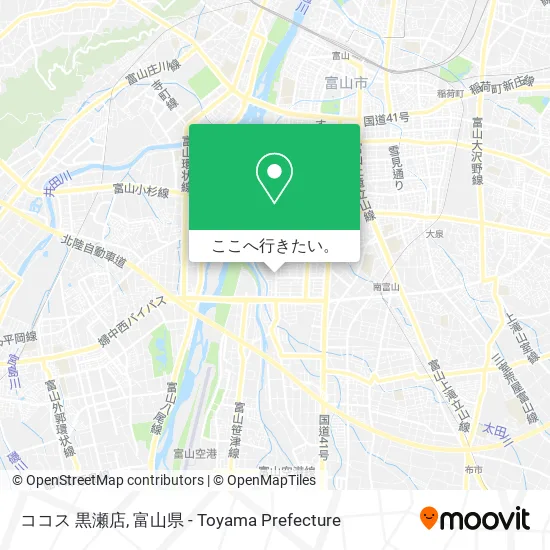 ココス 黒瀬店地図
