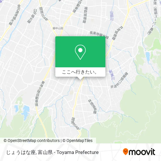 じょうはな座地図