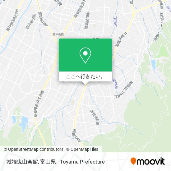 城端曳山会館地図