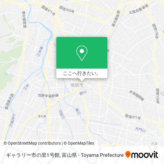 ギャラリー市の里1号館地図