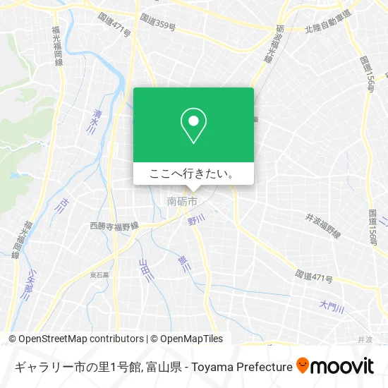 ギャラリー市の里1号館地図