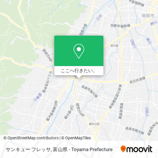 サンキュー フレッサ地図
