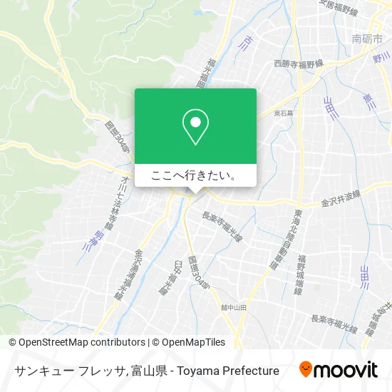 サンキュー フレッサ地図