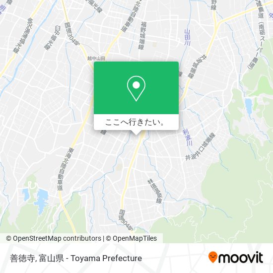 善徳寺地図