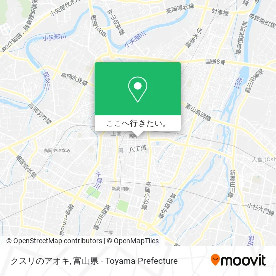 クスリのアオキ地図