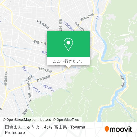 田舎まんじゅう よしむら地図