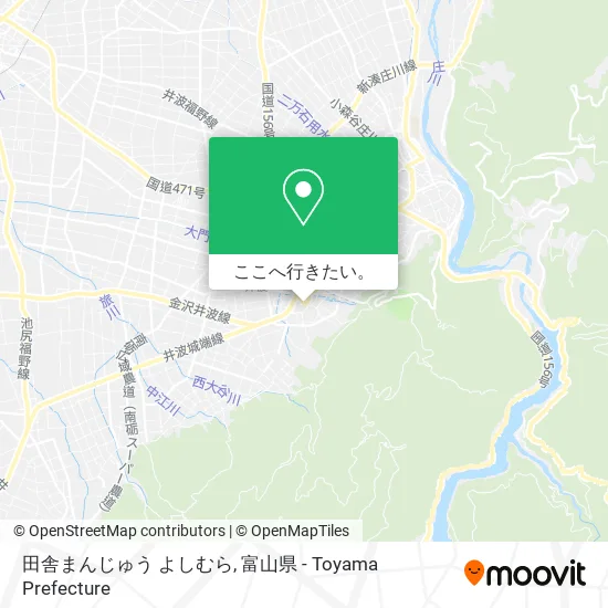 田舎まんじゅう よしむら地図
