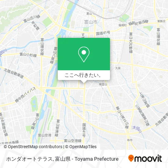 ホンダオートテラス地図