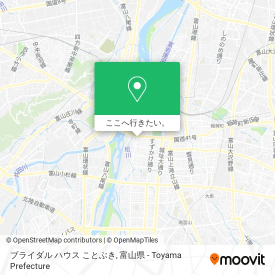 ブライダル ハウス ことぶき地図
