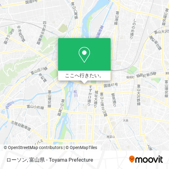 ローソン地図