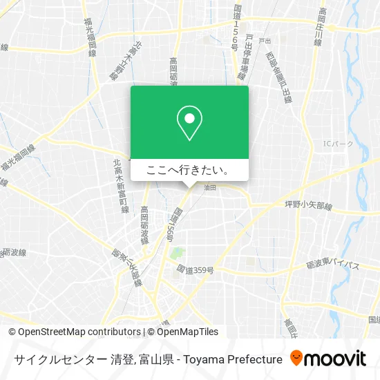 サイクルセンター 清登地図