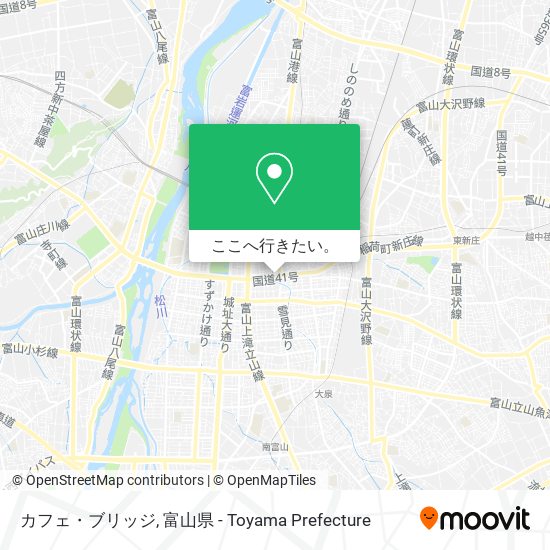 カフェ・ブリッジ地図