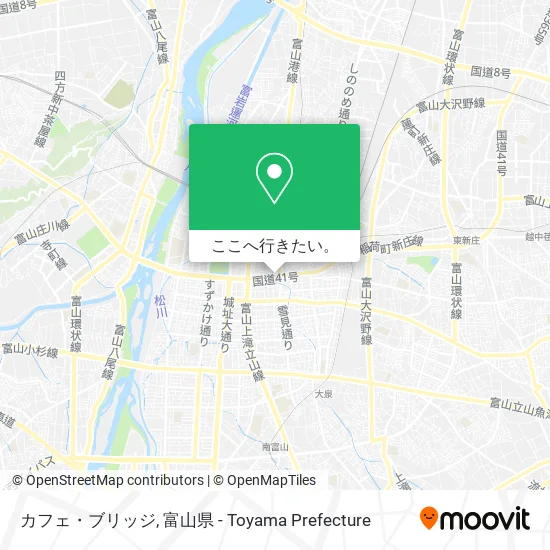 カフェ・ブリッジ地図