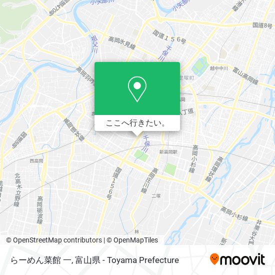 らーめん菜館 一地図