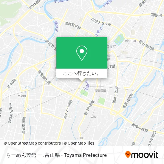 らーめん菜館 一地図