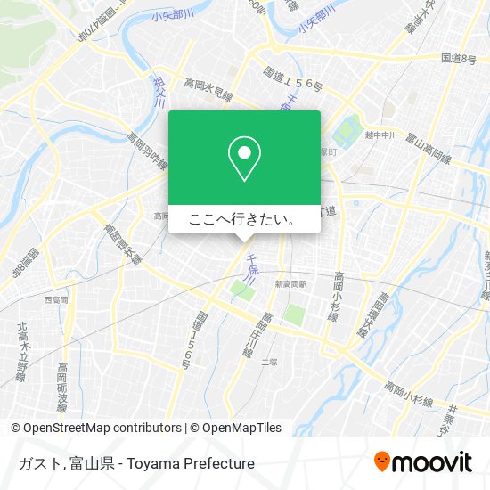 ガスト地図