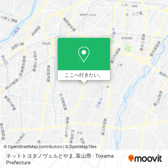 ネットトヨタノヴェルとやま地図