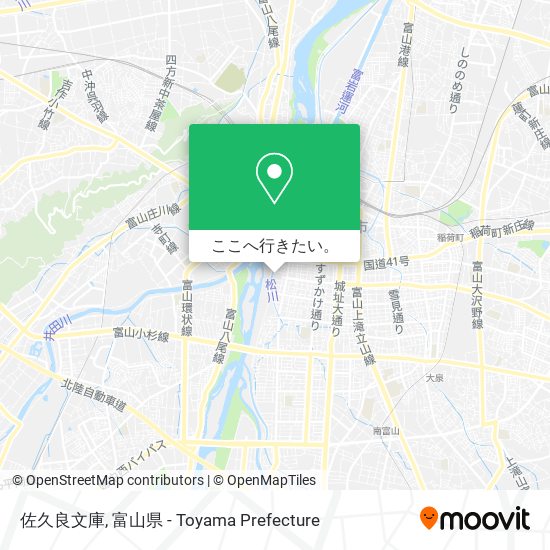 佐久良文庫地図