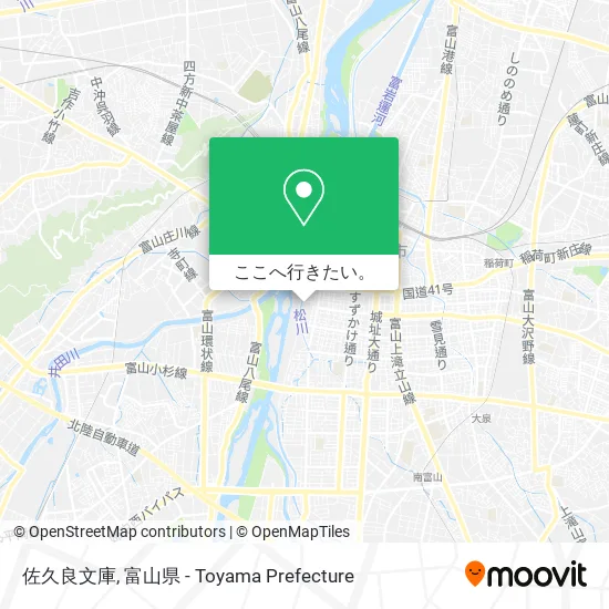 佐久良文庫地図