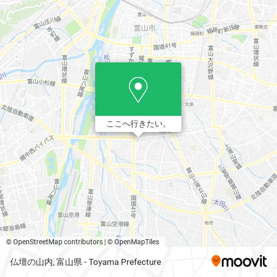 仏壇の山内地図