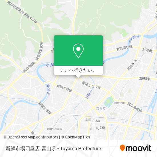 新鮮市場四屋店地図