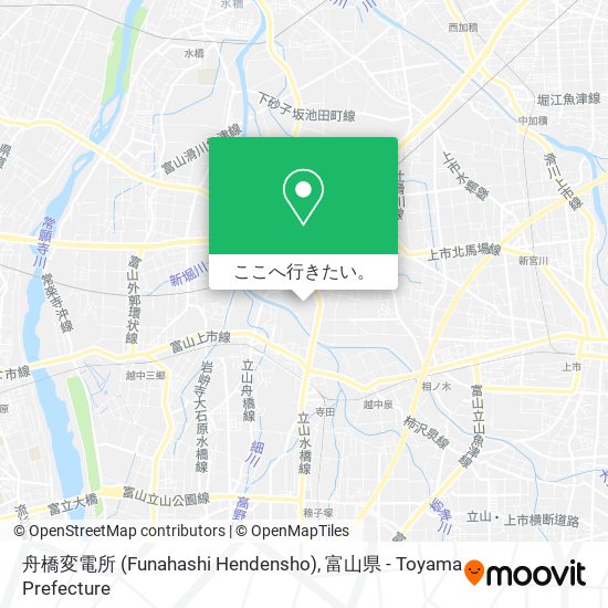 舟橋変電所 (Funahashi Hendensho)地図