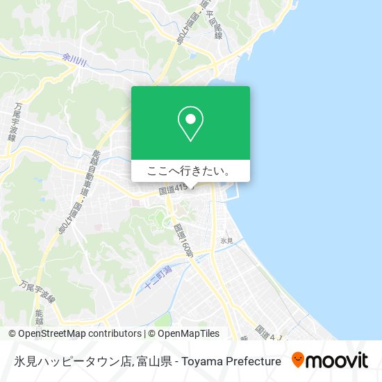 氷見ハッピータウン店地図
