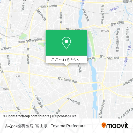 みなべ歯科医院地図