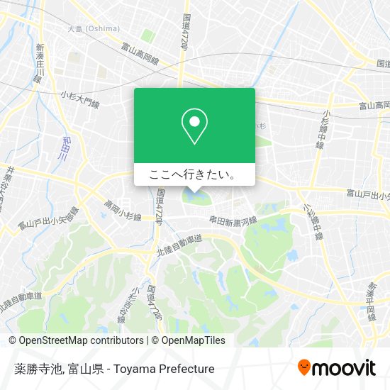 薬勝寺池地図