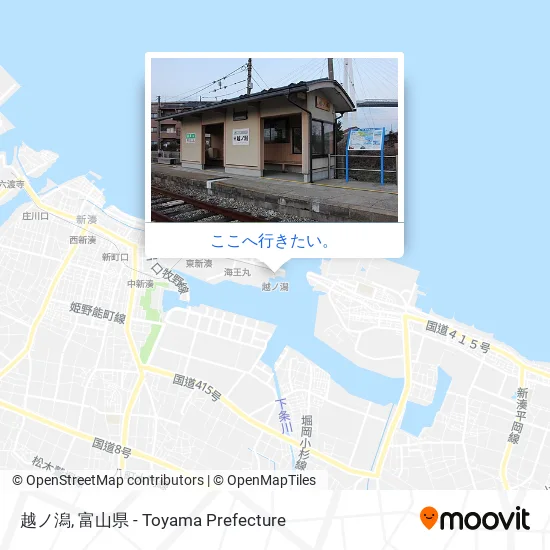 越ノ潟地図