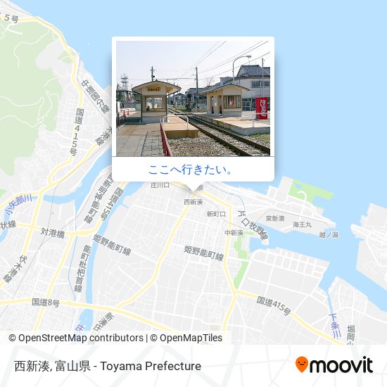 西新湊地図