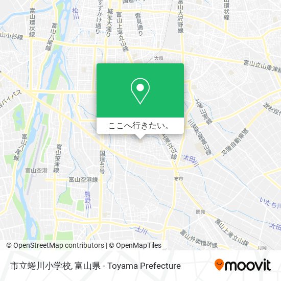 市立蜷川小学校地図